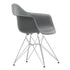 Cadeira de Braços em Plástico Eames DAR / Base Cromada